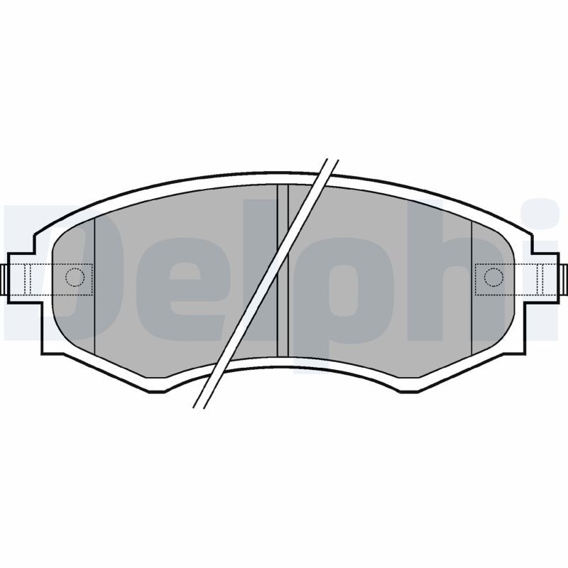 Brake Pad Set, disc brake LP606