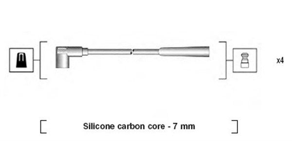 MAGNETI MARELLI 941085180570 - Zündleitungssatz