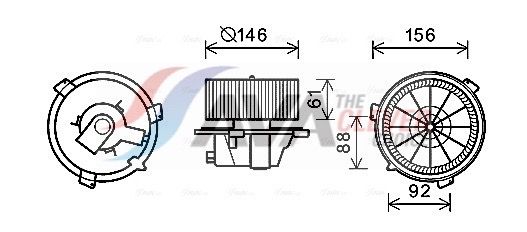 AVA QUALITY COOLING FT8418 - Innenraumgebläse