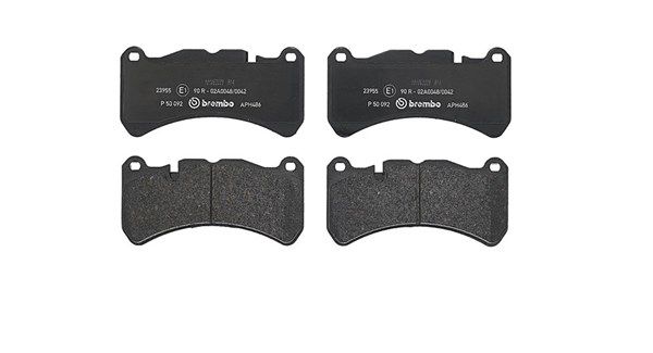 Bremsbelagsatz, Scheibenbremse