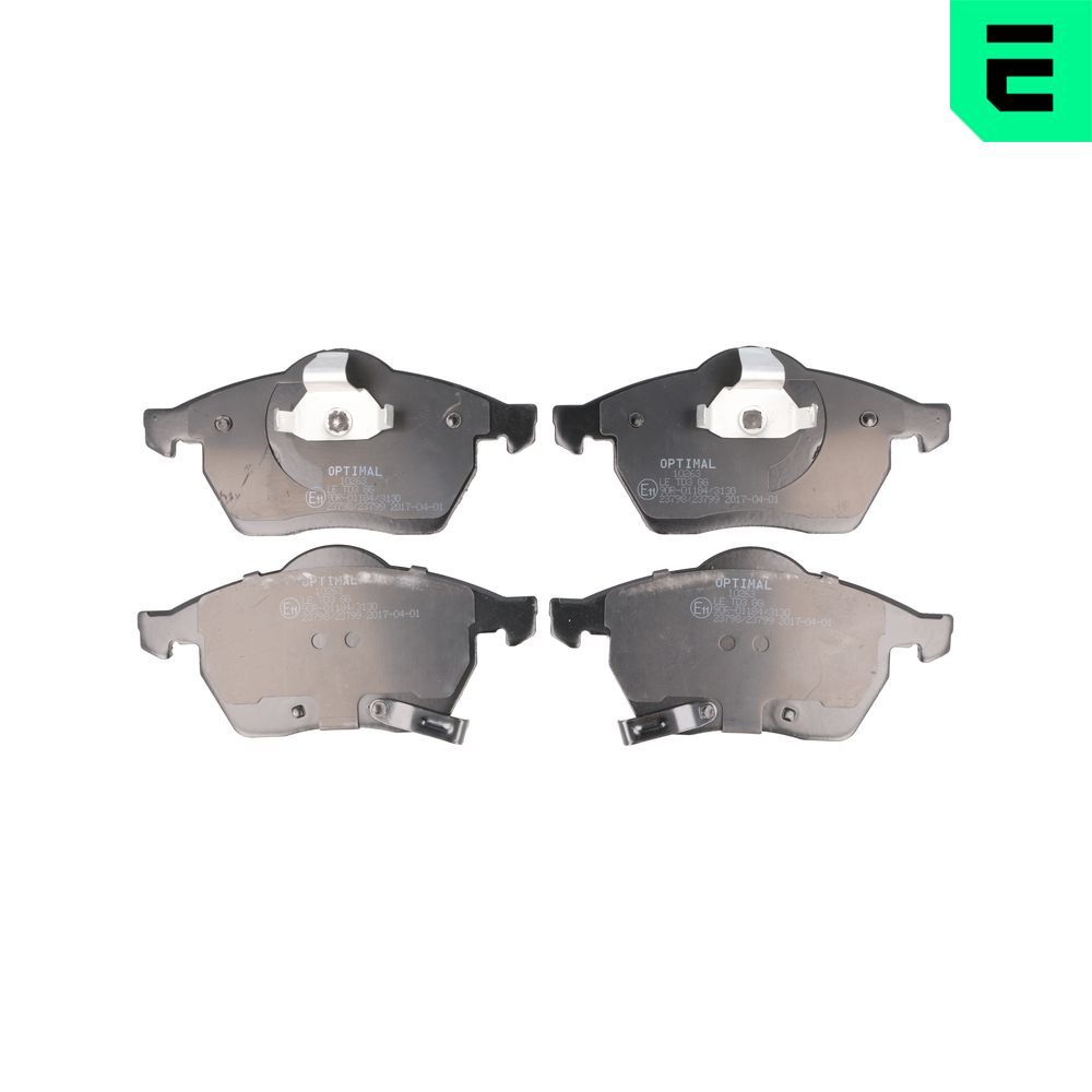OPTIMAL BP-10263 - Bremsbelagsatz, Scheibenbremse