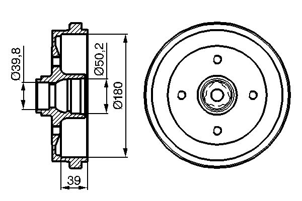 Brake Drum 0 986 477 111