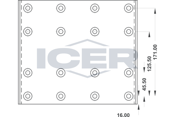 BRP BRP21993200 Brake Lining Kit, drum brake