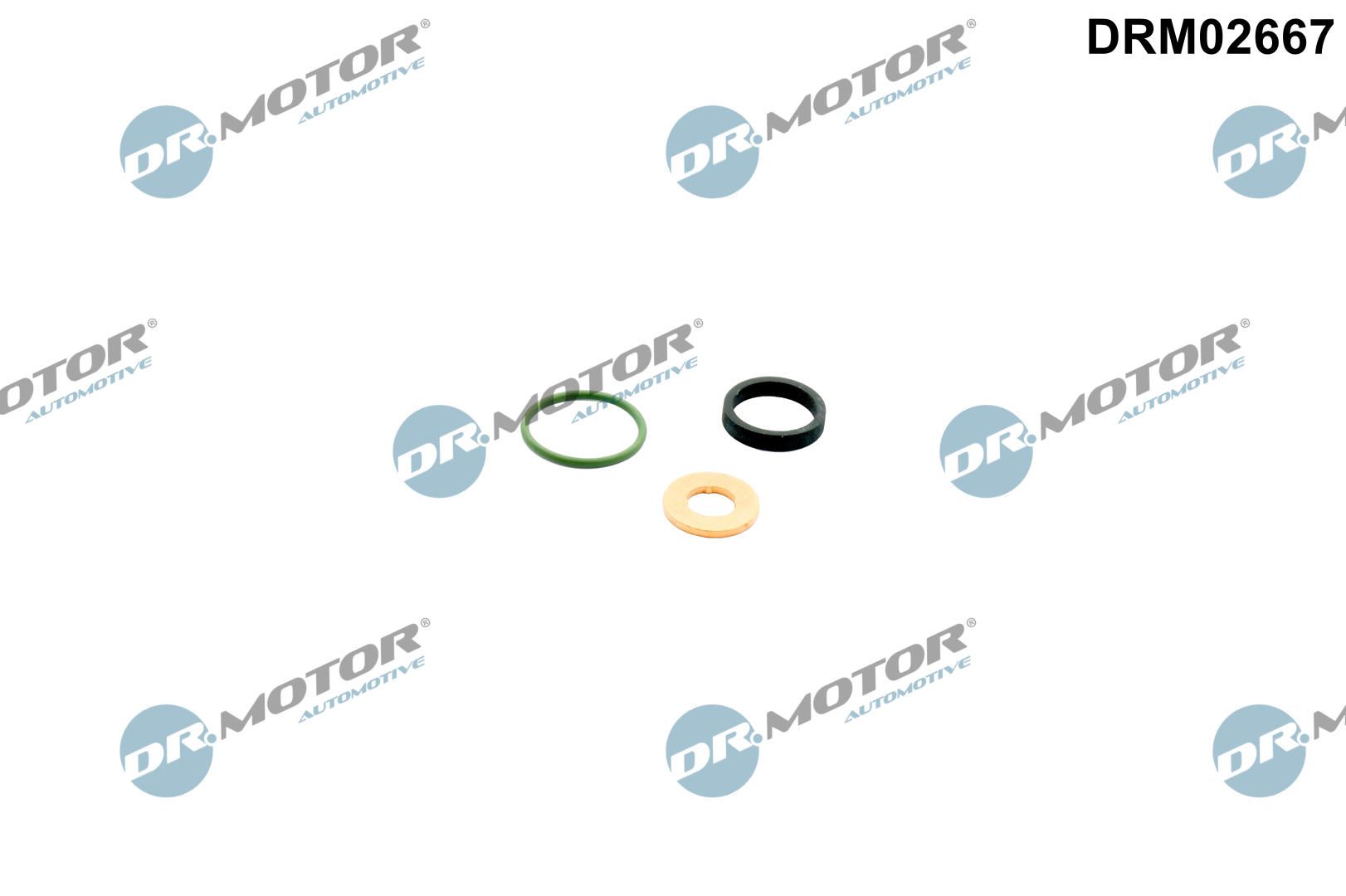 Dr.Motor Automotive DRM02667 Seal Kit, injector nozzle