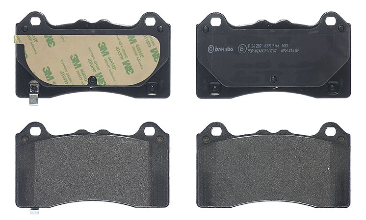 Brembo P 24 202 Bremsbelagsatz, Scheibenbremse