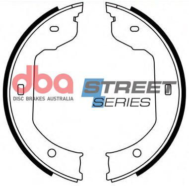 Street Series Brake Shoes [BMW / VW Parking Brake 185mm] - TecDoc Only