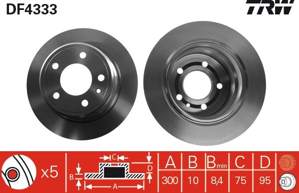 PAIRE DE DISQUES  9900