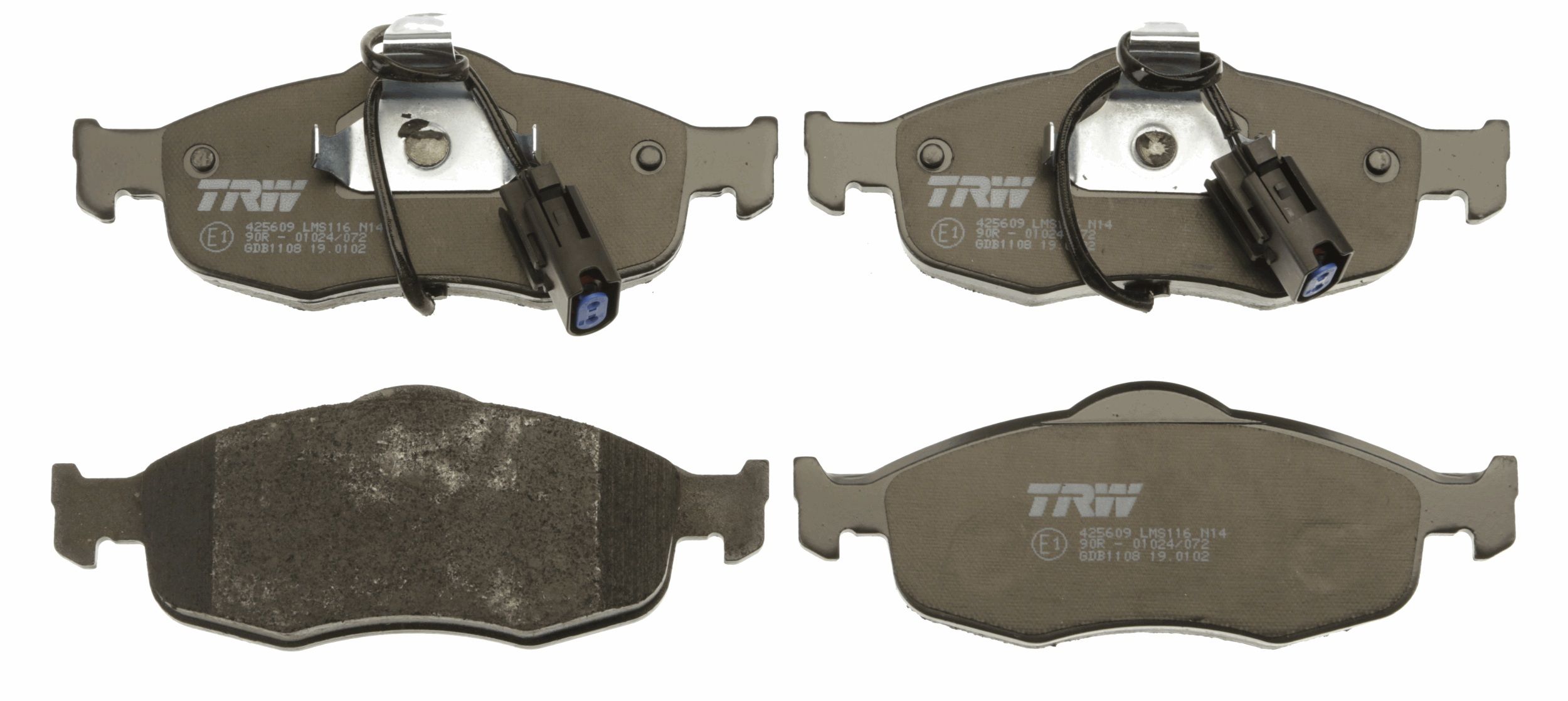 TRW DISC BRAKE PADS - TecDoc 2