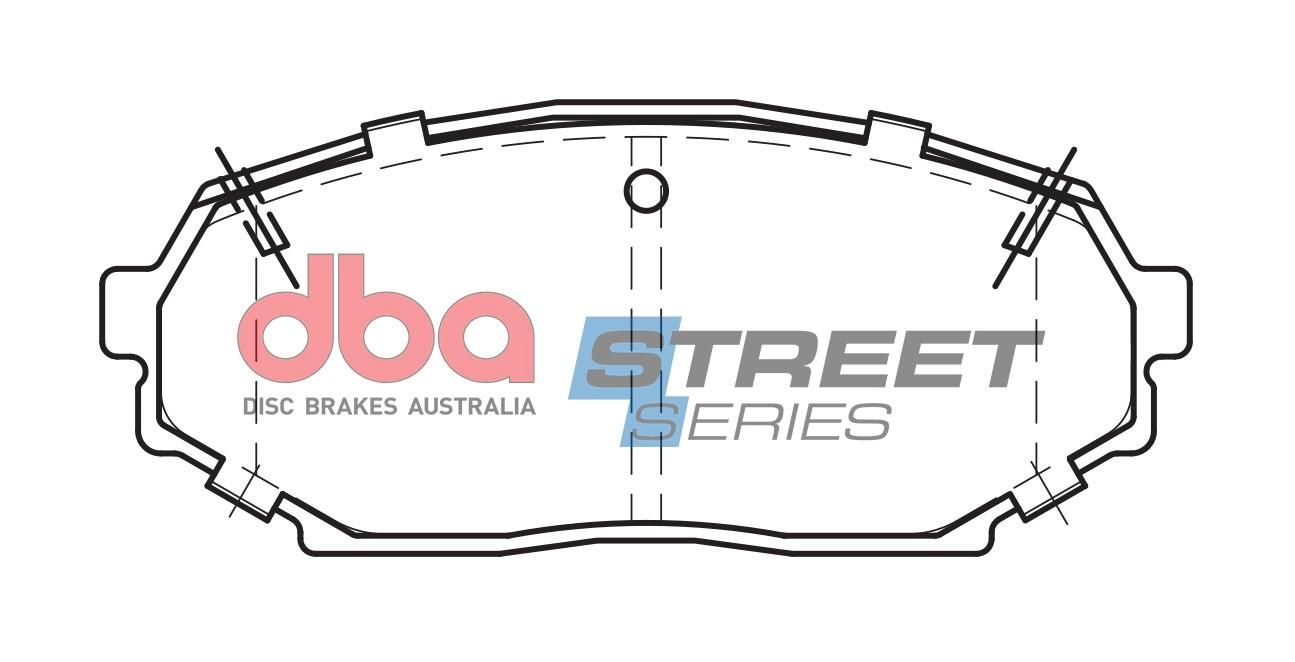 DBA SS STREET SERIES BRAKE PADS [ Mazda MX-5 1989-1998 F ] - TecDoc Only