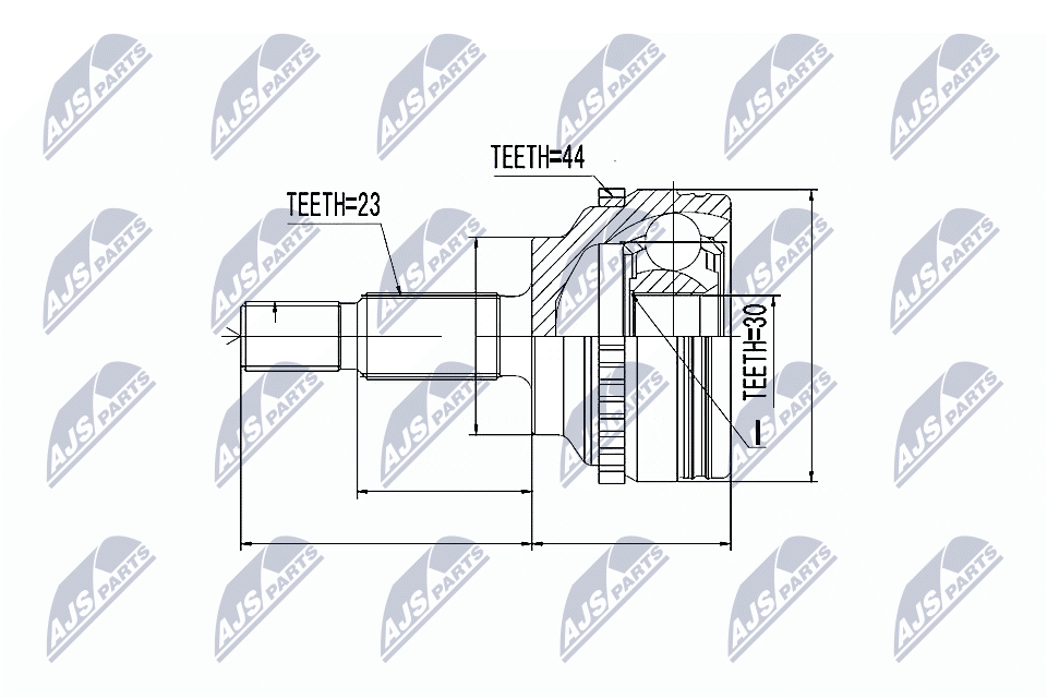 Gelenksatz, Antriebswelle