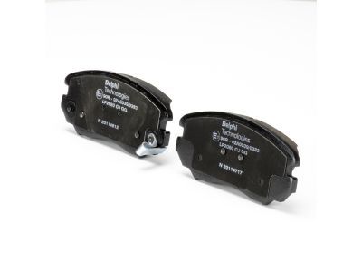 DELPHI LP2080 - Bremsbelagsatz, Scheibenbremse