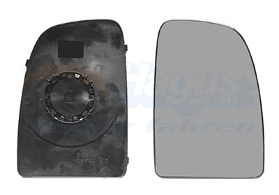 VAN WEZEL 1651834 - Spiegelglas, Au&szlig;enspiegel * HAGUS *