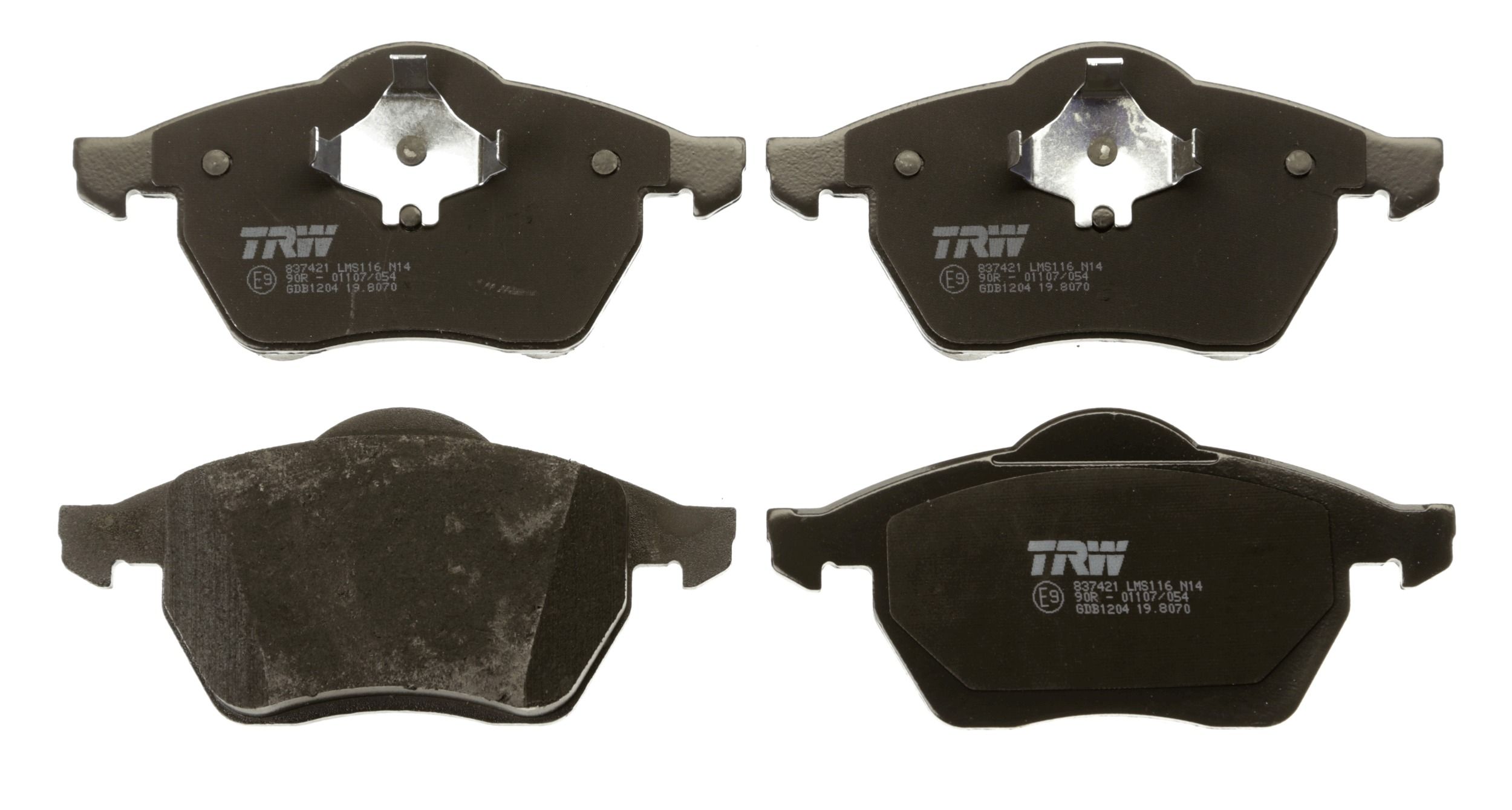 TRW DISC BRAKE PADS - TecDoc 2