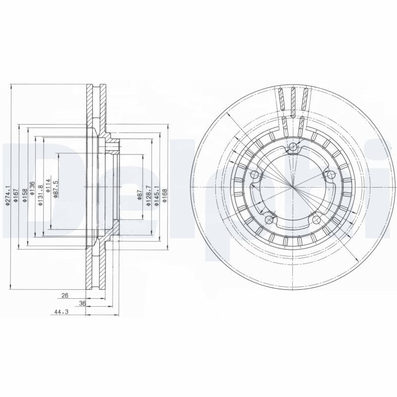 Brake Disc BG4134