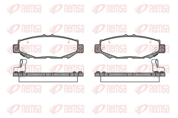 Premium Rear Brake Pad Set Premium Rear Brake Pad Set
