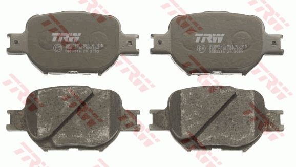 TRW DISC BRAKE PADS - TecDoc 2