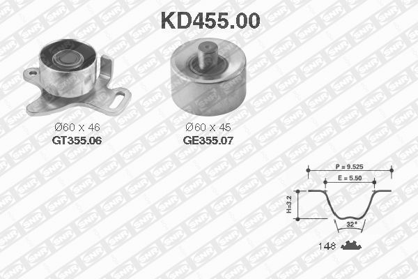 KIT DE DISTRIBUTION  JUSQU'A EPUISEMENT-NOUVELLE REF - KD455.12