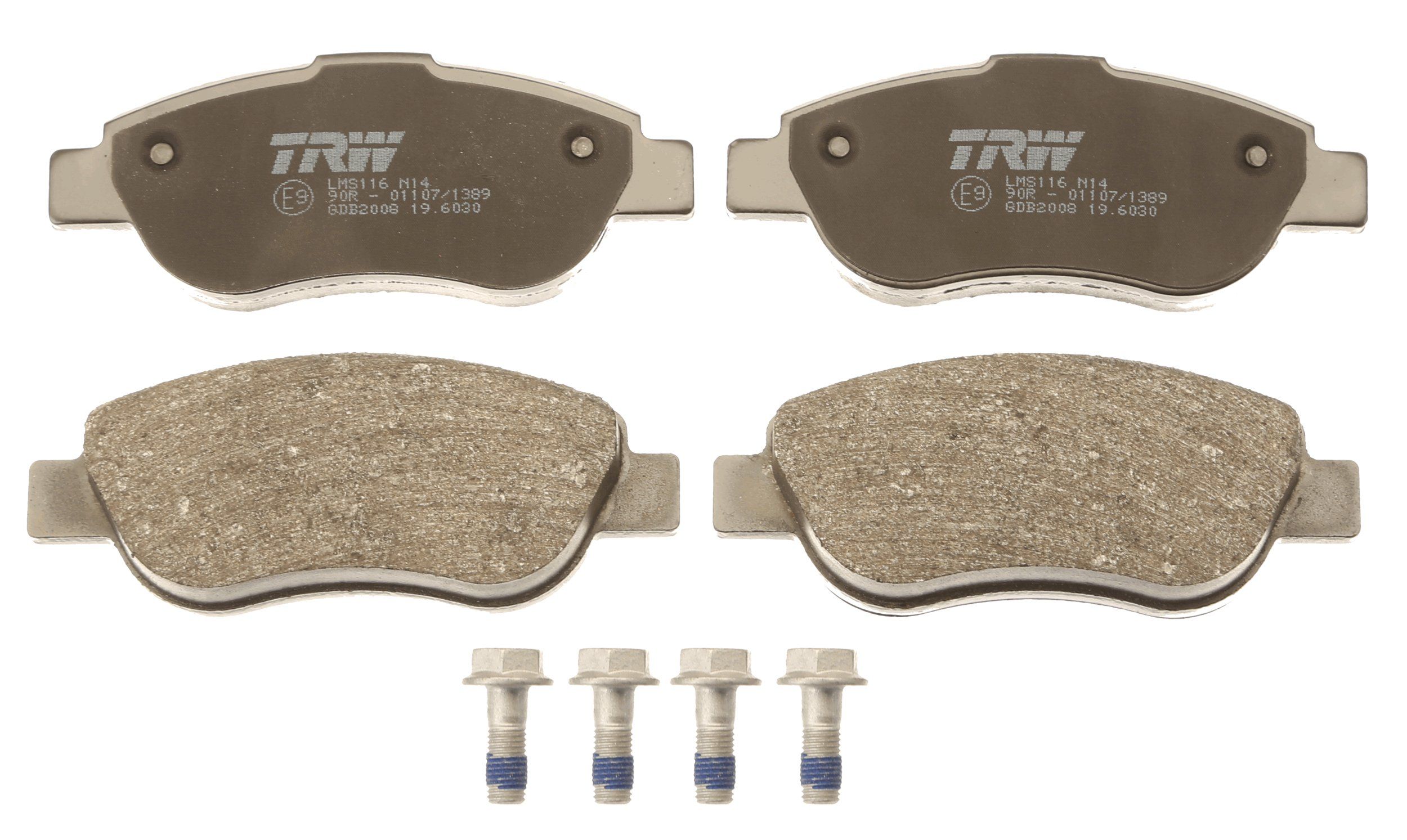 TRW BRAKE PAD SET, DISC BRAKE - TecDoc 2
