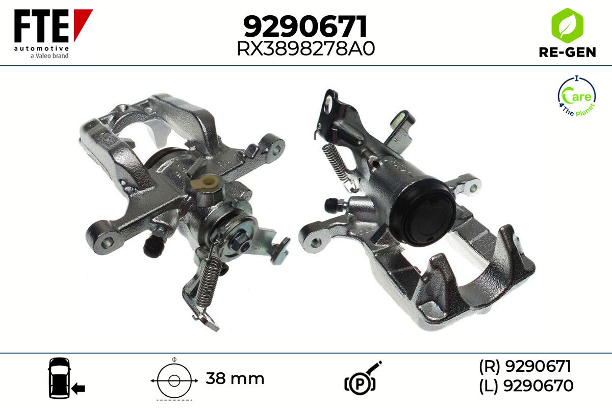 FTE 9290671 - Bremssattel