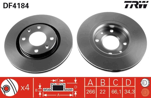 PAIRE DE DISQUES  9900