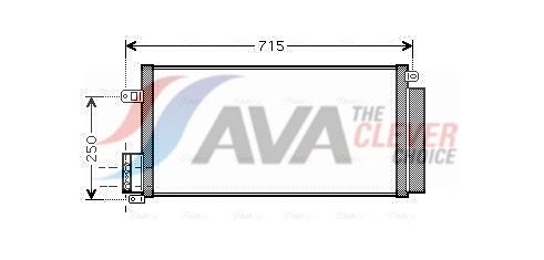 AVA QUALITY COOLING FTA5310D - Kondensator, Klimaanlage ** CLEVER FIT **