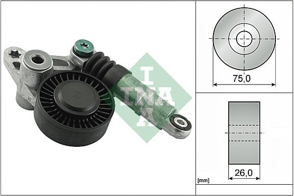 Belt Tensioner, V-ribbed belt 534 0098 10