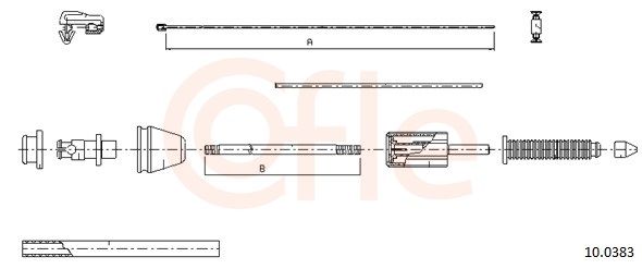 Accelerator Cable 10.0383