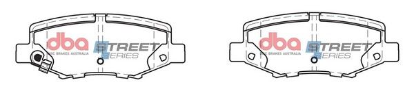 DBA SS STREET SERIES BRAKE PADS [ Dodge & Jeep 2007-2014 R ] - TecDoc Only