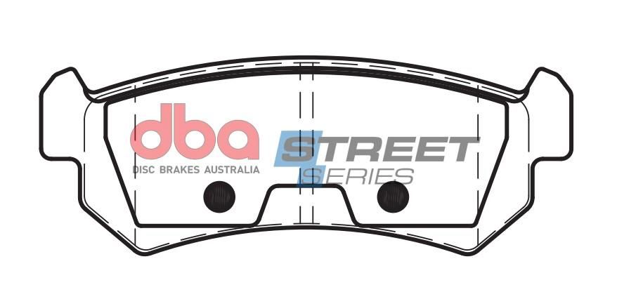 DBA SS STREET SERIES BRAKE PADS [ Chev/Daewoo & Holden 2003-2014 R ] - TecDoc Only