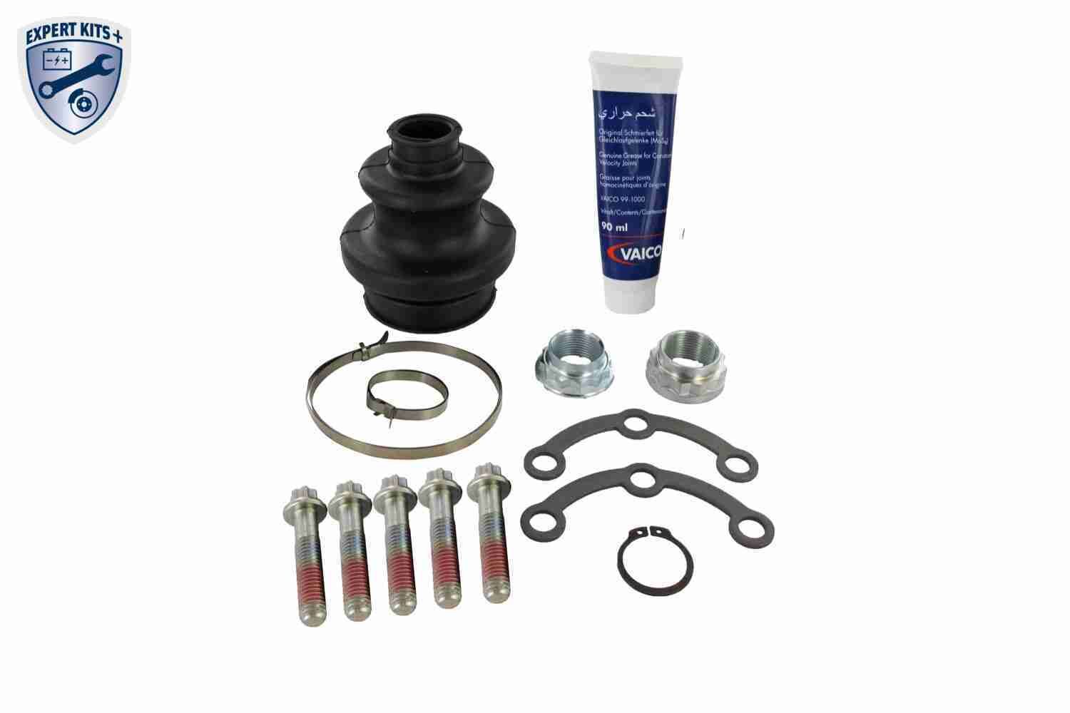 Faltenbalgsatz, Antriebswelle