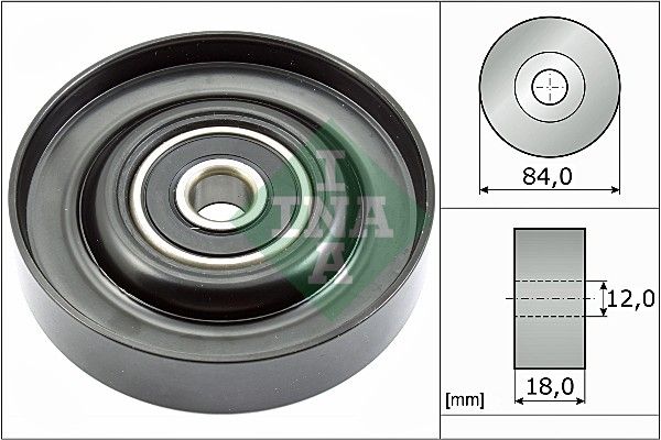 Deflection/Guide Pulley, V-ribbed belt 532 0785 10