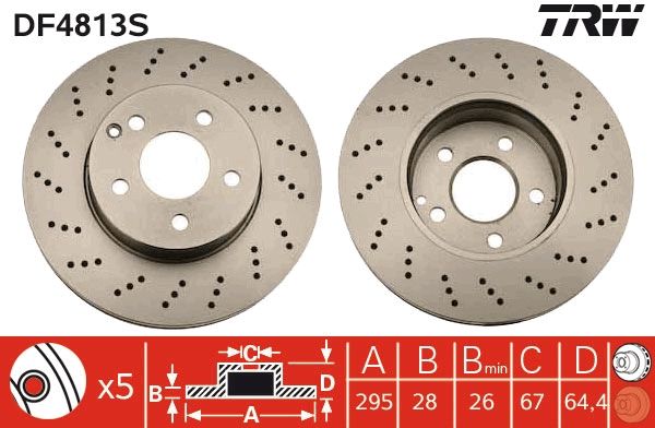 Brake Disc DF4813S