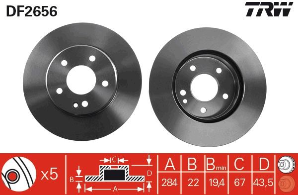 PAIRE DE DISQUES  9900