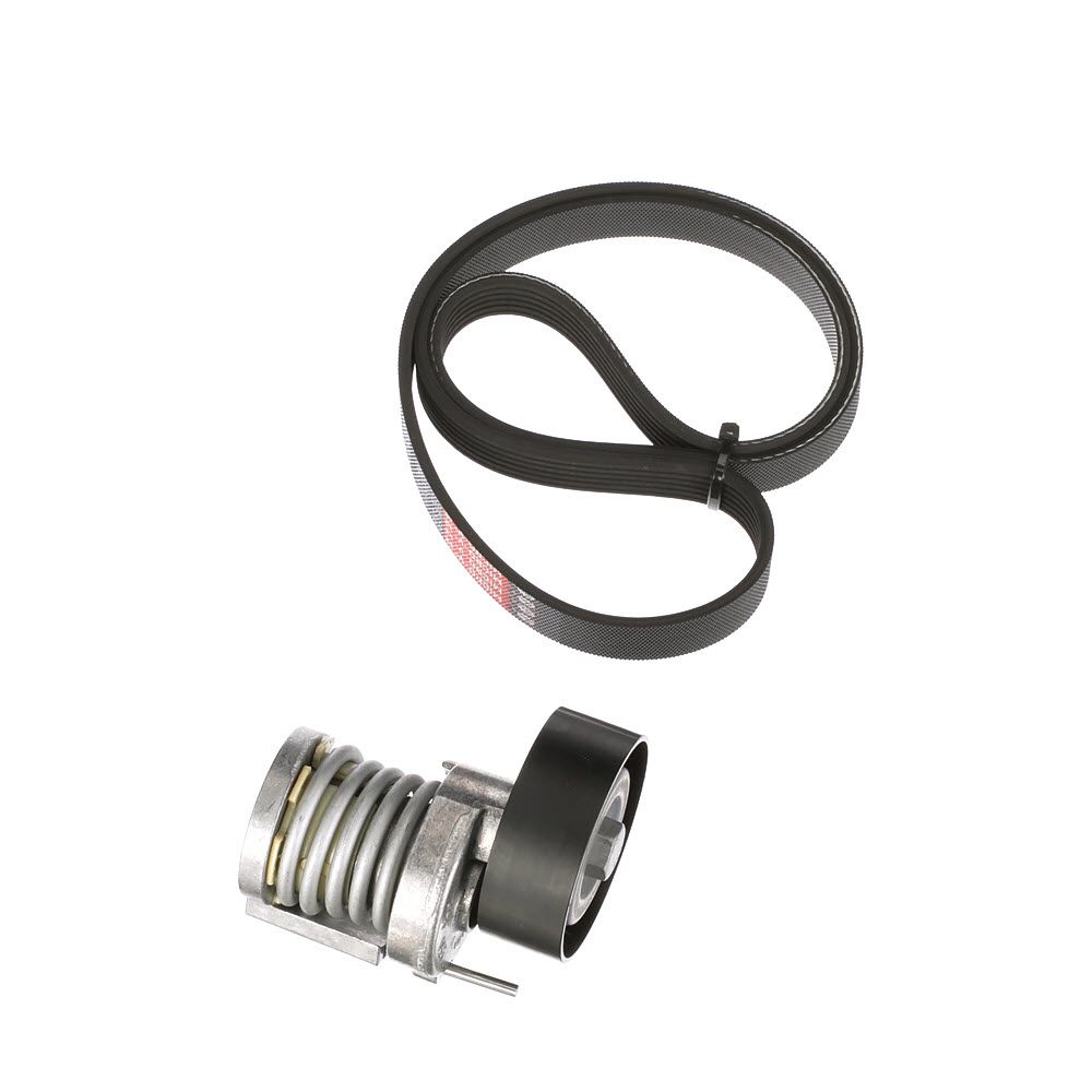 V formos rumbuotas diržas, komplektas