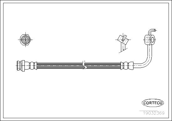 FLEXIBLE DE FREIN MAZDA MX-5 I  0705