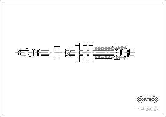 FLEXIBLE DE FREIN PEUGEOT 406  0705