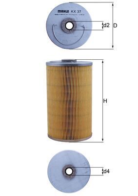 KX 37 KNECHT Üzemanyagszűrő