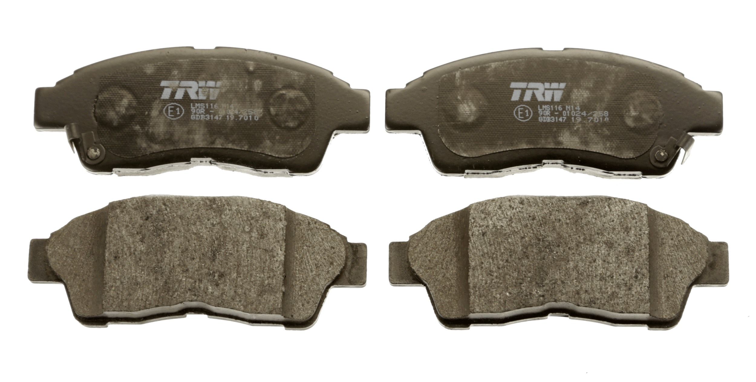 TRW DISC BRAKE PADS - TecDoc 2