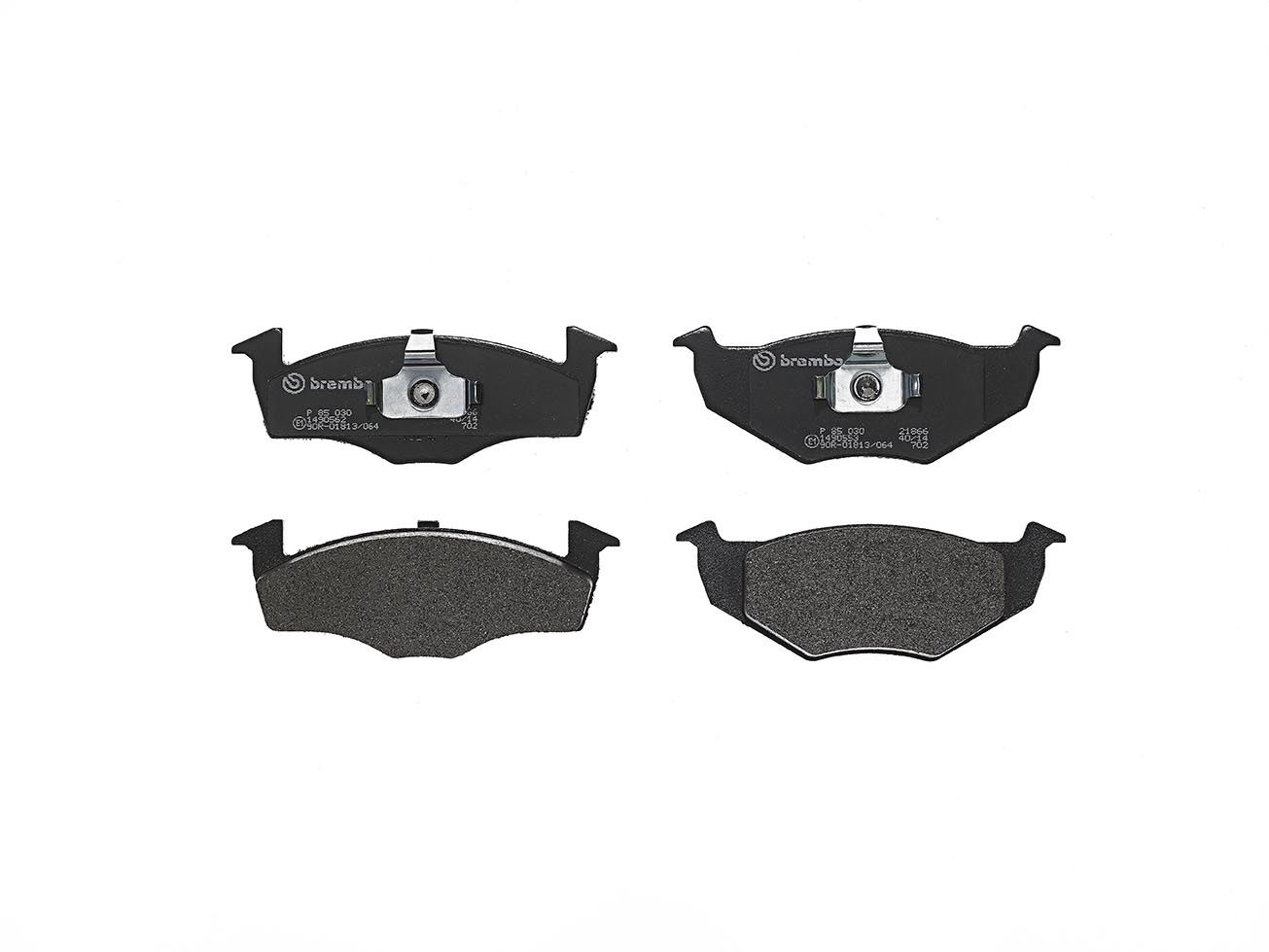 BREMBO P 85 030 - Bremsbelagsatz, Scheibenbremse PRIME LINE