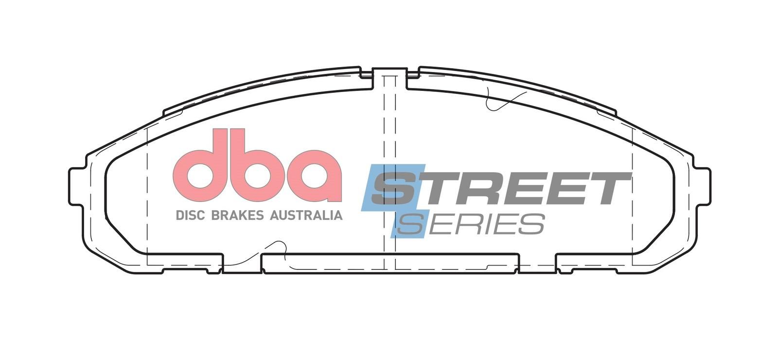DBA SS STREET SERIES BRAKE PADS [ Nissan Patrol 1988 - 1997 F ] - TecDoc Only