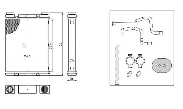 G MANU ASP POUR VOLKSWAGEN CADDY 03-04-08-10  5901