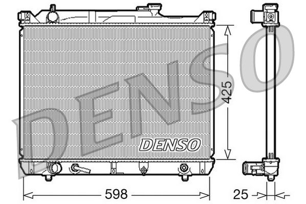 Radiator, engine cooling DRM47021