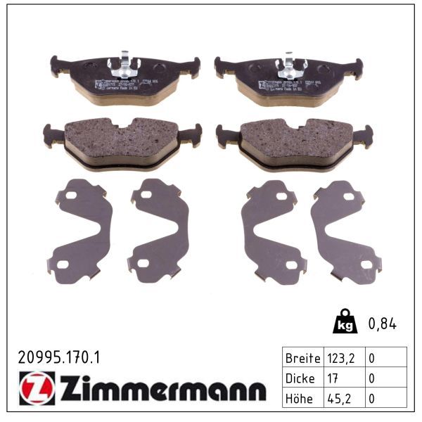 Bremsbelagsatz, Scheibenbremse