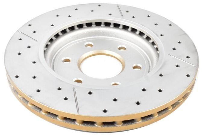 Street Gold Cross-drill/slotted KP [ Nissan Pathfinder / Navara D40 05-> F ] - TecDoc 2