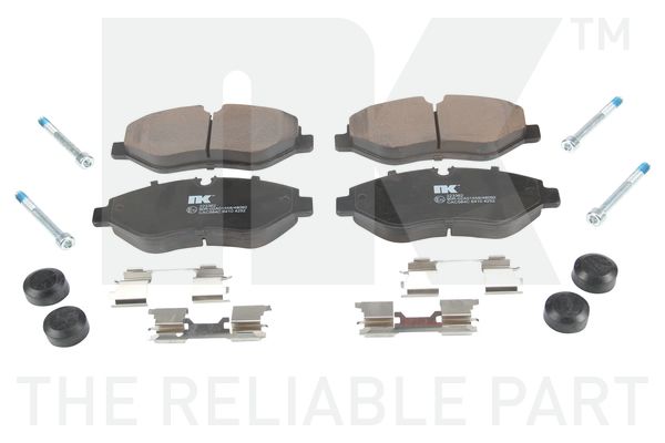 Bremsbelagsatz, Scheibenbremse