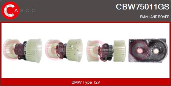CBW75011GS CASCO Genuine Utastér-ventilátor