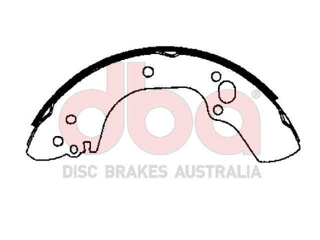 Street Series Brake Shoes [Holden Rodeo 295mm] - TecDoc Only
