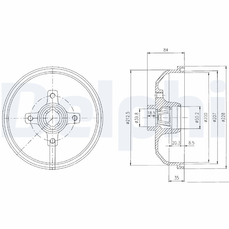 Brake Drum BF111