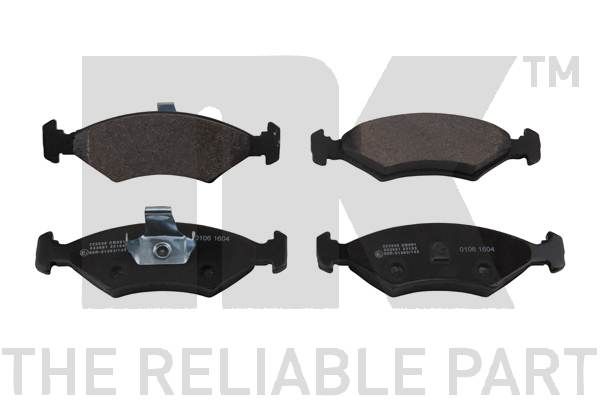 Bremsbelagsatz, Scheibenbremse