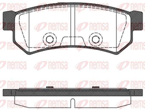 Premium Rear Brake Pad Set Premium Rear Brake Pad Set